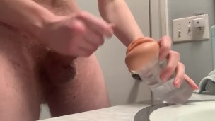 Fucking this tight toy