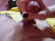 Jerking Him Off Before BedTime 16/16