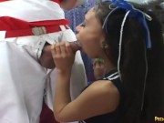 Hot Brunette Fucking Slut on van 3/16