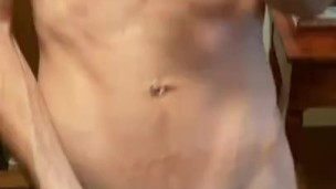 Big dick cum in mirror