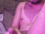 bouncing balls in strong masturbation and cum on feet 11/16