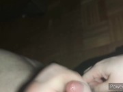 Helping Hand with Long Nails on the couch cum relief for Small Cock *The biggest Cumblast recorded* 12/16