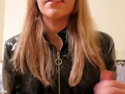 Femdom Leather Clap JOI (FETISH / KINK) 14/16
