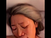 homemade blowjob and facial but cartoonized with AI Only Fans @Appleliu-76 12/16