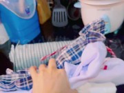 Laundry Time Before I Get Fucked By My Classmate 3/16