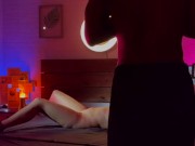 BACKSTAGE CAMERA - INTERRACIAL THREESOME WITH HOT LATINA TIED UP ON BED! 1/16