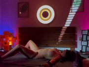 BACKSTAGE CAMERA - INTERRACIAL THREESOME WITH HOT LATINA TIED UP ON BED! 2/16