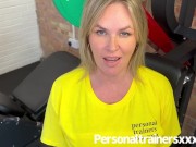 Gym milf drains all her clients 5/16