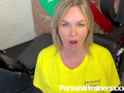 Gym milf drains all her clients 7/16