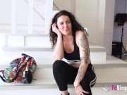 Amateur girl, crazy for ANAL DRILLINGS at her first scene! 2/16