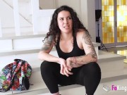 Amateur girl, crazy for ANAL DRILLINGS at her first scene! 4/16