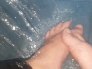 Showering my feets 11/16