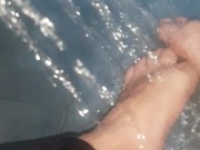 Showering my feets 16/16