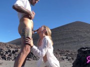 Public Sex - We hiked a volcano and he erupted in my mouth - Sammmnextdoor Date Night #13 6/16