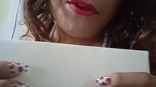 Mandy, JOI en español correte conmigo vestida de novia mi amor