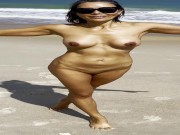 waking nude on the beach!  Only Fans @Appleliu-76 2/16