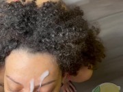 Your favorite cumslut Frecklemonade enjoying another facial 12/16