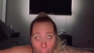 Sloppy head with anal 🍑 (OnlyFans @blondie_dread for FULL video