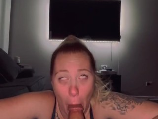 Sloppy head with anal 🍑  (OnlyFans @blondie_dread for FULL video