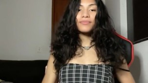 Trans fazendo exibicionismo