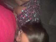 Mixed girl giving slow head on my new couch 16/16