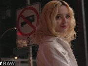 TUSHYRAW blonde babe double penetrated in threesome 3/16