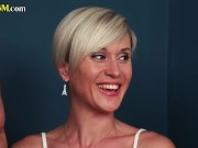 CFNM femdom British ladies group handjob 9/16