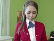 NEW SENSATIONS - Riley Reid POV Schoolgirl Big Dick Fuck