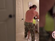 Jazmine Cruz and GI Joey get down and dirty