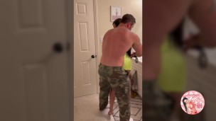 Jazmine Cruz and GI Joey get down and dirty