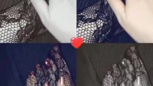 Horny school girl teases you Short Skirt feet sexy