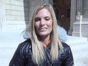 GERMAN SCOUT - Skinny Teen Candee Licious | Blue eyes Pickup for Casting Fuck 3/16