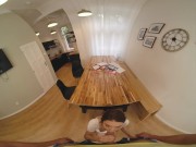 Motivational Sex with Skinny Brunette in VR 6/16