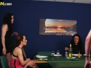 CFNM amateur HJ n BJ by dominant ladies 4/16