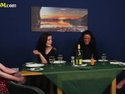 CFNM amateur HJ n BJ by dominant ladies 9/16