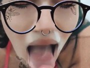 he cummed a lot in my face 16/16