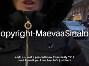 Maevaa Sinaloa - Chasse à l’homme à Paris, je baise avec AD Laurent devant mon mec - Double facial 7/16