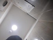 I went out in the shower, he masturbates richly 14/16