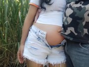 Sexo com a  no mato.depois da aula! 6/16