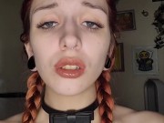 Collared Cat Girl With Braids Beautiful Agony Jingle Bell