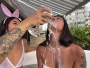 Queremos Leche, Leche y Mas Leche... Trio con Pao Dulzura 1/16