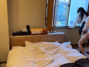 おもちゃと手マンでびちゃびちゃになった彼女とマジックミラーで大興奮立ちバック 日本人 バック 清楚系 地雷系 むちむち マジックミラー ぶっかけ  素人 カップル 下ピ 大学生 14/16