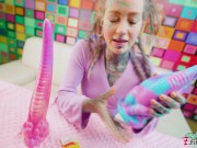 Phreak. unboxing - Anuskatzz unbox 2 XL sextoys and reviews them for Dirty Dreaz and Z-filmz SFW 7/16