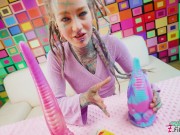 Phreak. unboxing - Anuskatzz unbox 2 XL sextoys and reviews them for Dirty Dreaz and Z-filmz SFW 8/16