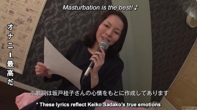 Japanese Wife Prim and Proper Sings Perverted Karaoke Before Having Raw Sex with Her Paramour