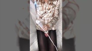 Spanking And Cumming In Tiny Chastity