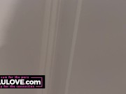 YOU creampie your friend's wife, easily seducing you to impregnate her after POV blowjob & doggystyle fuck - Lelu Love 2/16