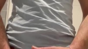 Massive cum boxers