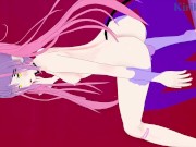 Tokoyami Towa and I have intense sex at a love hotel. - Hololive VTuber Hentai 14/16