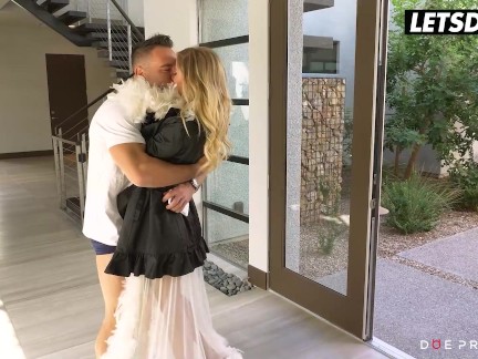 Blonde American Babe Jessa Rhodes Pounded Deep By The Pool By Muscled BF - LETSDOEIT